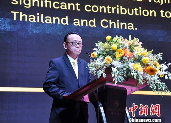 12月4日晚，泰王國駐南寧總領事館在廣西首府南寧市舉行招待會，慶祝泰國國慶。中新社記者 黃艷梅 攝