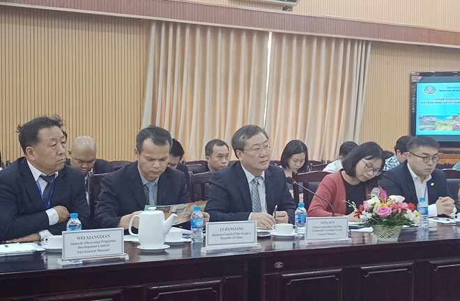 中方代表團。圖自越通社